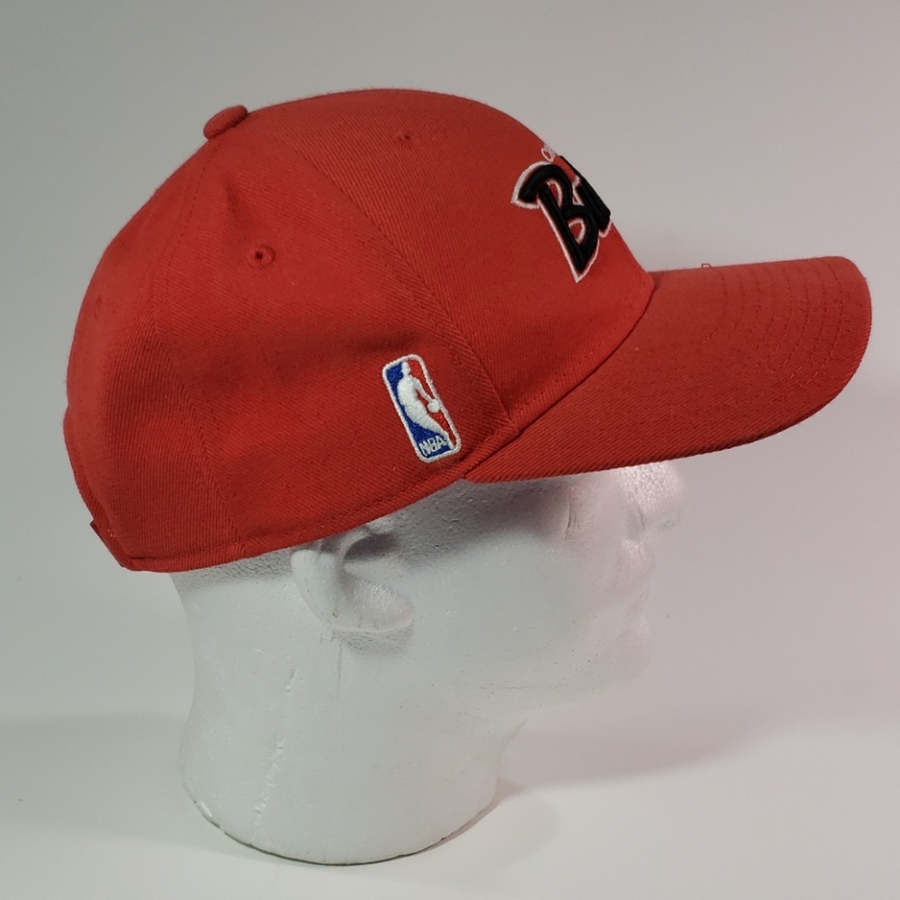 Adidas Chicago Bulls NBA Structured Adjustable Red Snapback Cap 100% Cotton - Picture 2 of 16